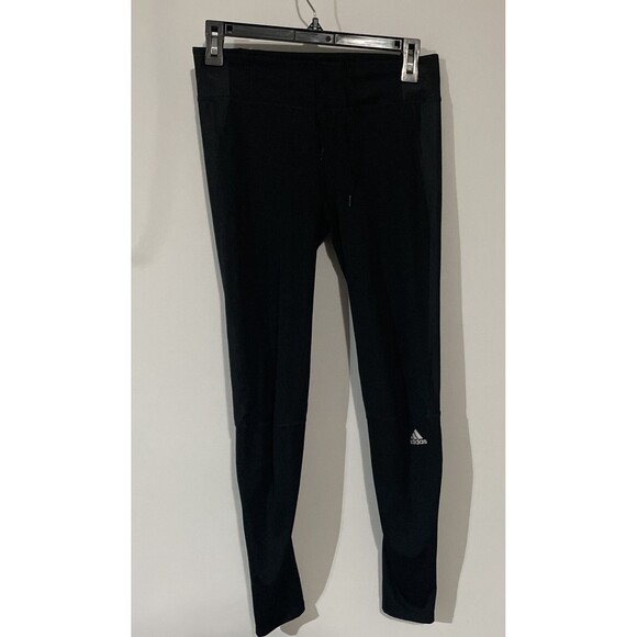 Adidas Perforated Black Supernova Run Leggings size S Black, Reflective - Picture 1 of 8